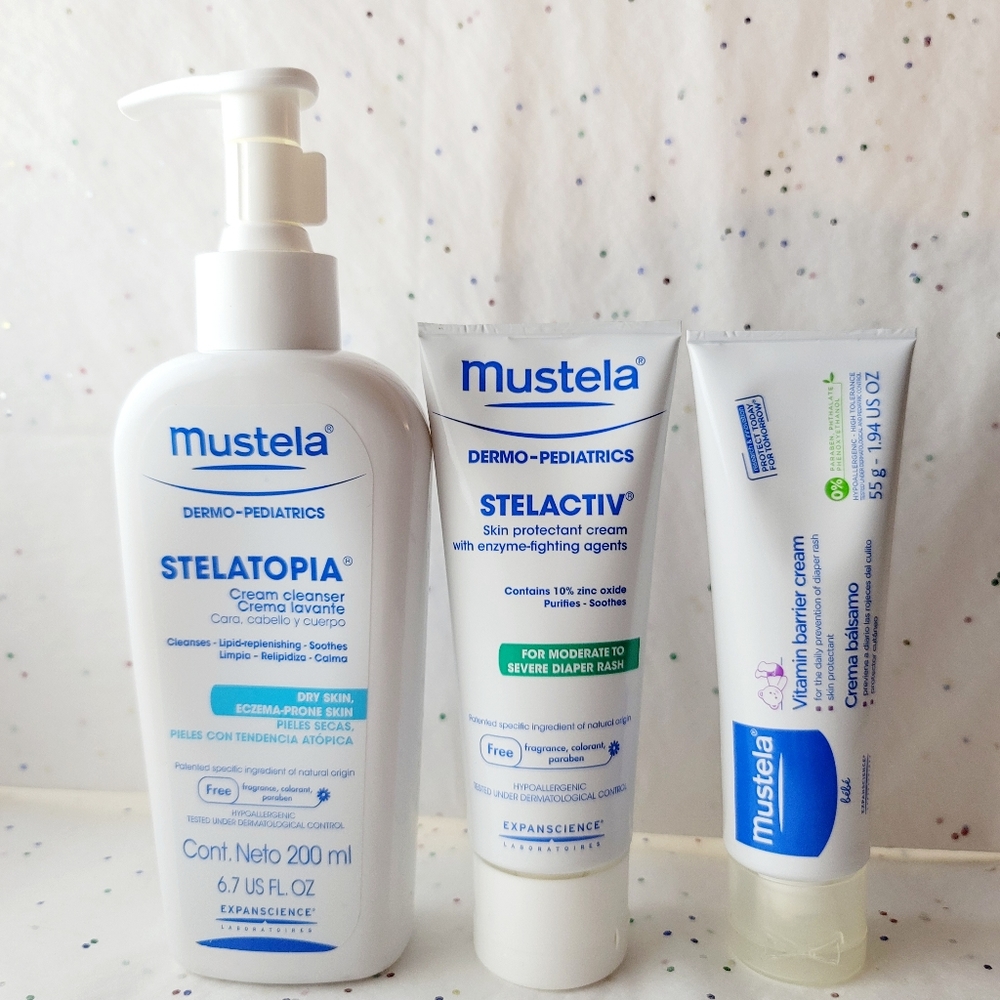 MUSTELA 3 PC PACK FOR BABY CARE